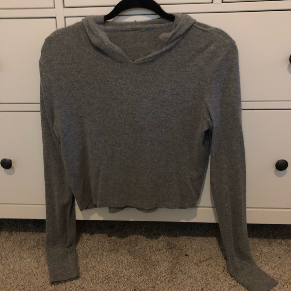 grey sweater
